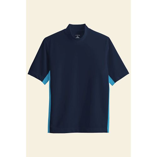 Lands' End Men's Regular Short Sleeve Outrigger Rash Guard Shirt