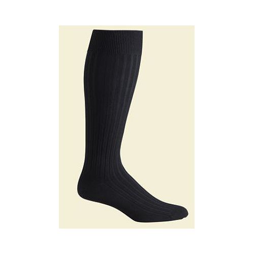 Lands' End Men's Cotton Rib Over-the-Calf Dress Socks (3-pack)