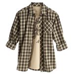 Canyon River Blues Boy's 8-20 Husky Layered Woven Plaid Shirt