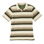 Canyon River Blues Boy's Husky Short Sleeve Stripe Layered Polo