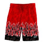 GNX Boy's 4-7 Flaming Garden Swimtrunks