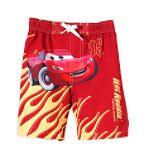 Cars Boy's 4-7 Lightning Mcqueen Flame Swimtrunks