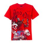 And1 Boy's 8-20 Short Sleeve Gothic Screen Tee