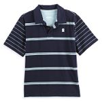 Canyon River Blues Boy's Husky Full Layered Stripe Polo