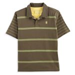 Canyon River Blues Boy's Husky Full Layered Stripe Polo