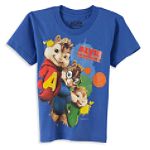 Alvin Boy's 4-7 Short Sleeve Painted Chipmunk Screen Tee