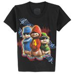Alvin Boy's 4-7 Short Sleeve Backup Music Screen Tee