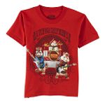 Alvin Boy's 4-7 Short Sleeve Chipmunk Band Screen Tee