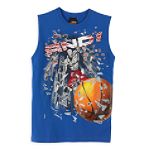 And1 Boy's 8-20 Crew Neck Screen Muscle Tee