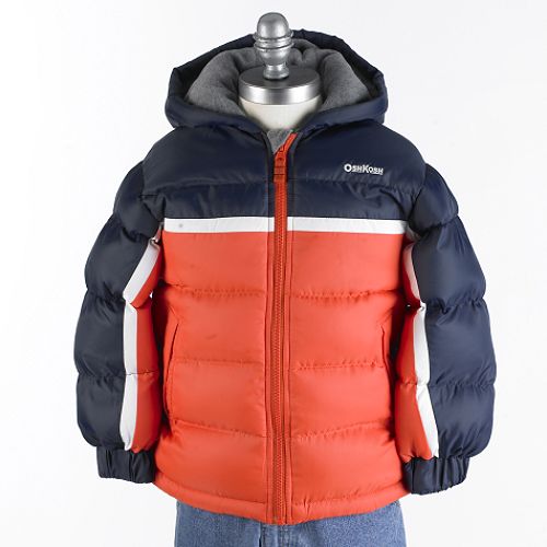 OshKosh Boy's 4-7 Hooded Puffer Jacket by
