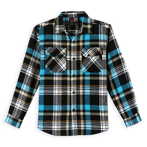 Southpole Boy's 4-7 Long Sleeve Plaid Woven Shirt