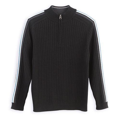 Extreme Gear Boy's 8-20 Long Sleeve 1/4-Zip Stripe Sweater