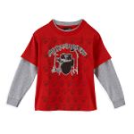 Top Heavy Boy's 4-7 Long Sleeve Jersey/Thermal Tee with Steady Beat Graphic