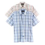 Southpole Short Sleeve Plaid Woven Shirt
