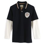 US Polo Assn. Boy's 8-20 Long Sleeve Layered Polo