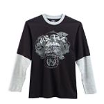 US Polo Assn. Boy's 8-20 Layered Crew