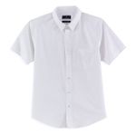 Dockers Boy's 8-20 Short Sleeve Optic Oxford Shirt