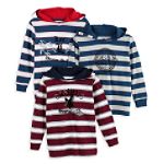 Lee Boy's 4-7 Long Sleeve Jersey Stripe Hood