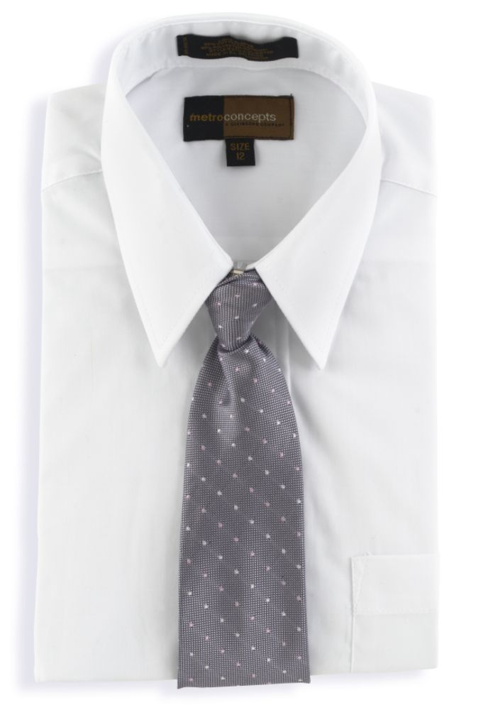 Metro Concepts Boy's 8-20 Shirt and Tie Set