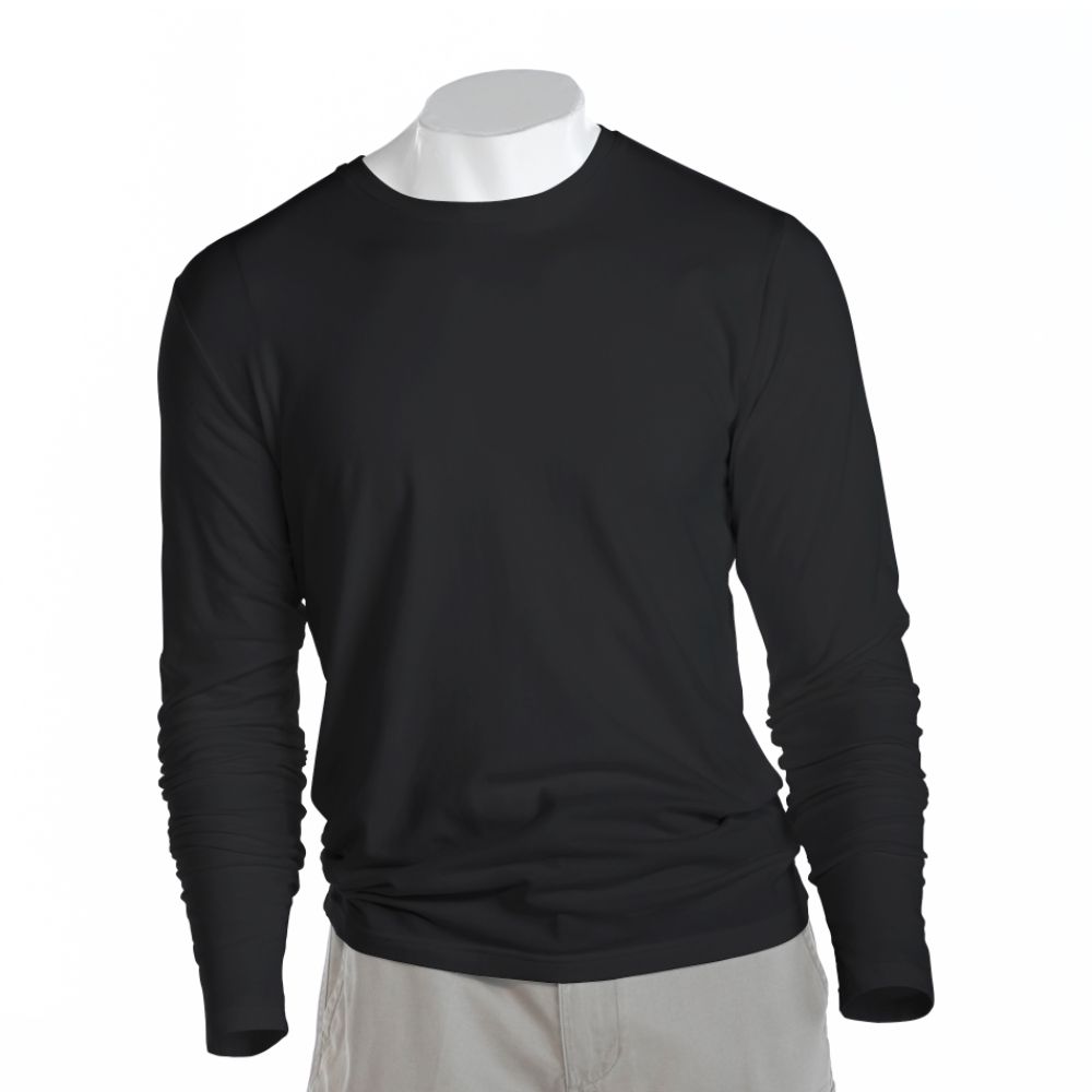 Structure Long Sleeve Fitted Jersey Tee