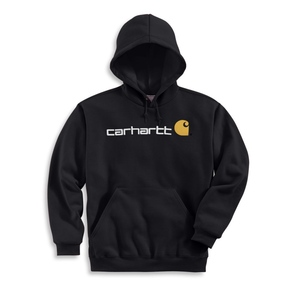 Carhartt Midweight Hooded-Pullover Logo Sweatshirt