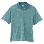 Trader Bay Palm Plaid Polo