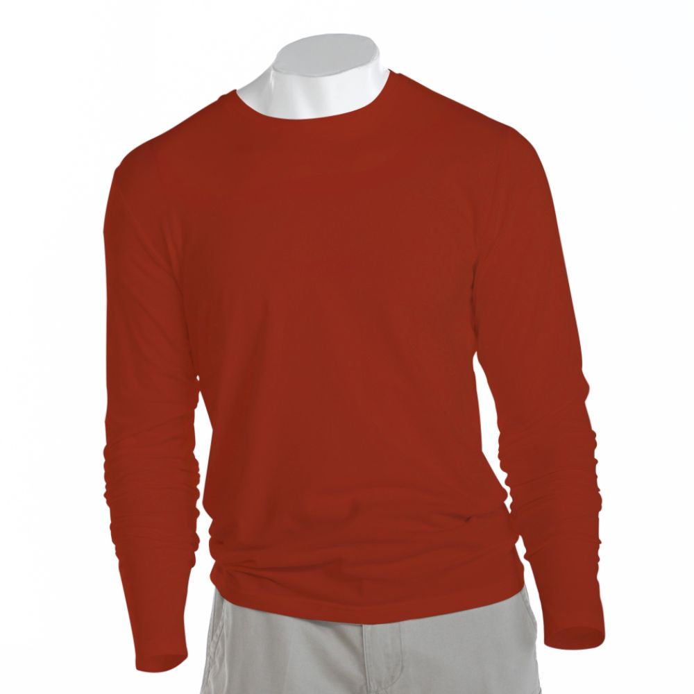 Structure Long Sleeve Fitted Jersey Tee