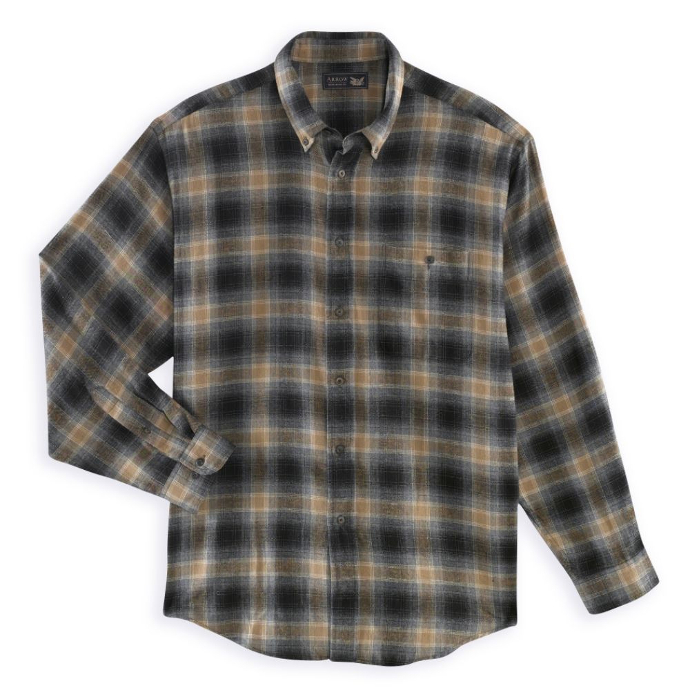Arrow Long Sleeve Flannel Shirt