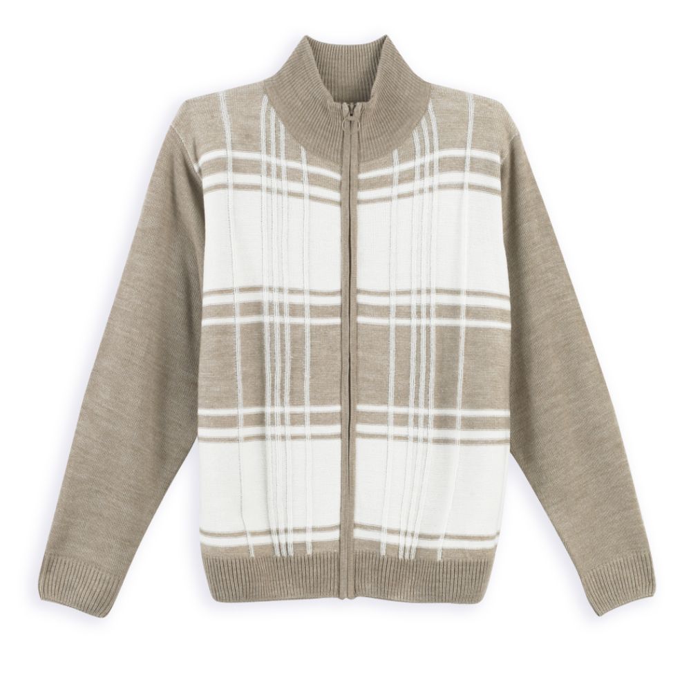 David Taylor Fancy Zip Cardigan