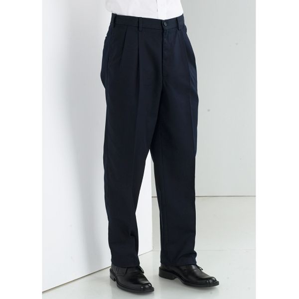 Dockers Men's Custom Fit Pleated Khaki Pants