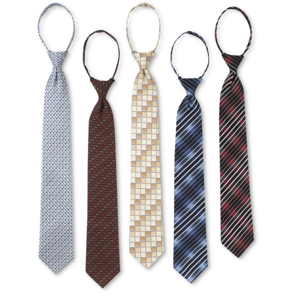 GF3 Fancy Silk Zipper Tie