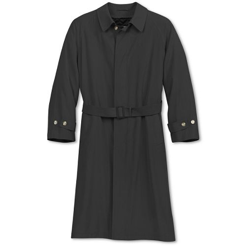 Bradley Jons Belted Microfiber Raincoat