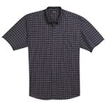 Canyon Ridge Short Sleeve Blue And Red Plaid Shirt by Casual Male
