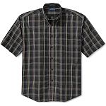 Falcon Bay Black Plaid Sport Shirt