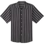 Canyon Ridge Black & White Stripe Sport Shirt