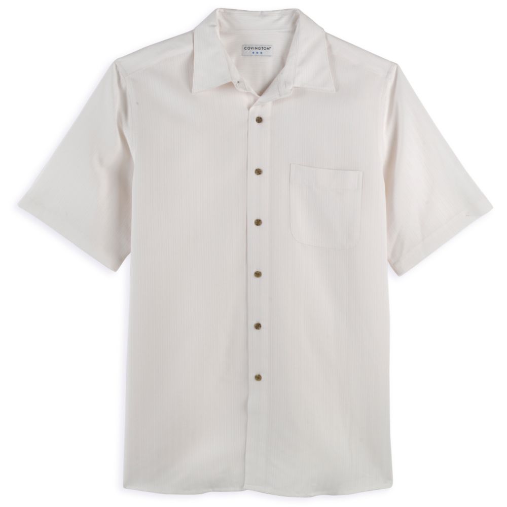 Covington Short Sleeve Textured Microfiber Shirt