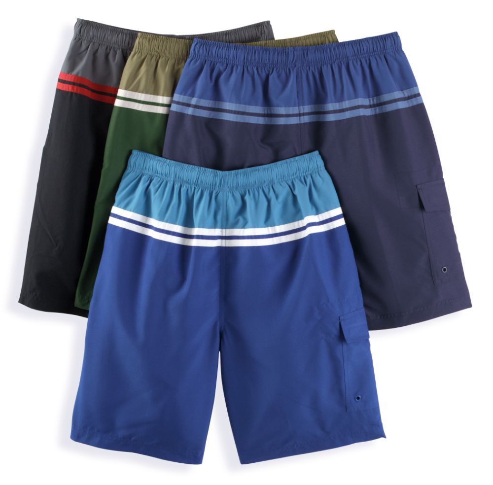Covington Colorblock Microfiber Swim Trunk