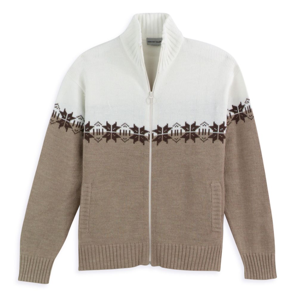 David Taylor Fancy Zip Cardigan
