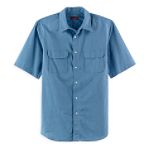 Covington Short Sleeve Crosshatch Pigment Camp