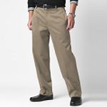 Dockers Signature Khaki with Individual Fit Waistband Classic Fit, Flat Front