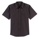 Montage Collection Short Sleeve Striped Woven Shirt