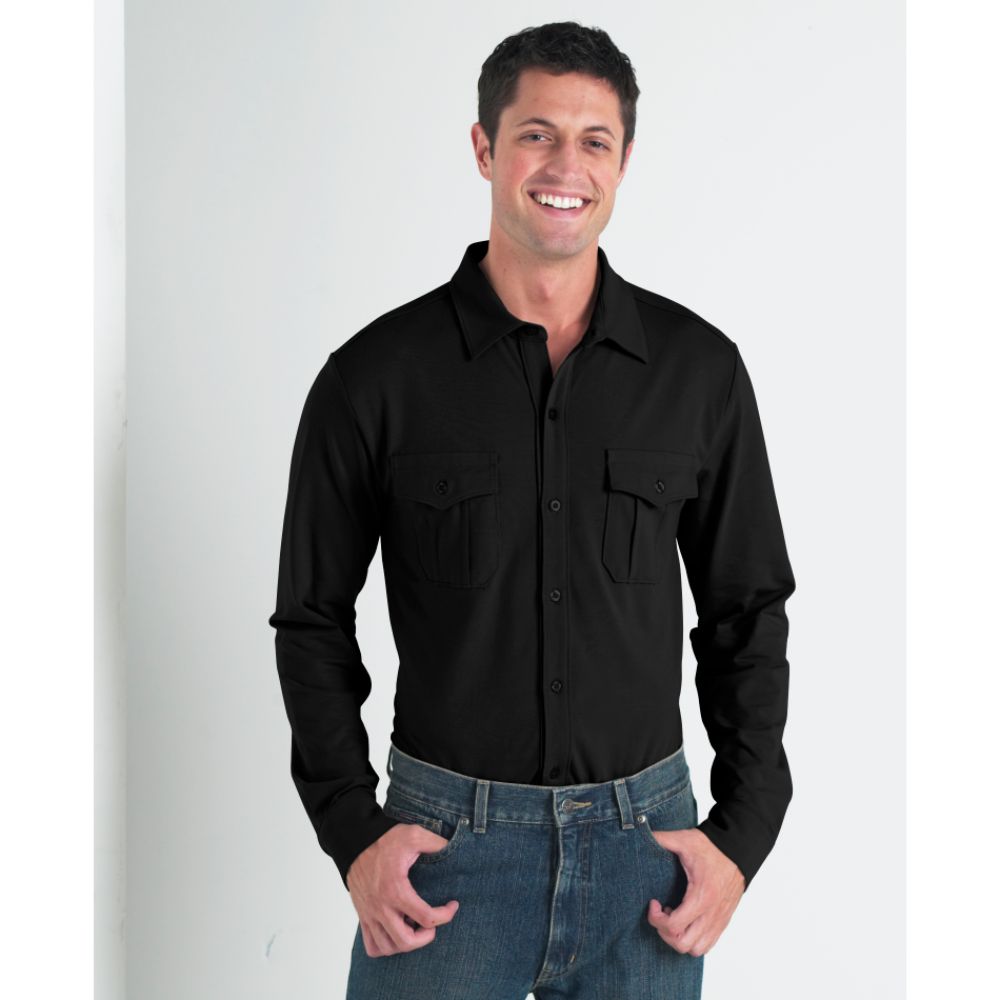 Structure Long Sleeve Coat Front
