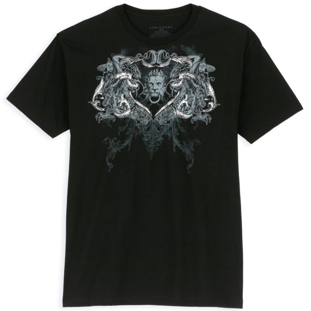 Structure Short Sleeve Graphic Tees