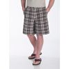 Linen Blend Plaid Short