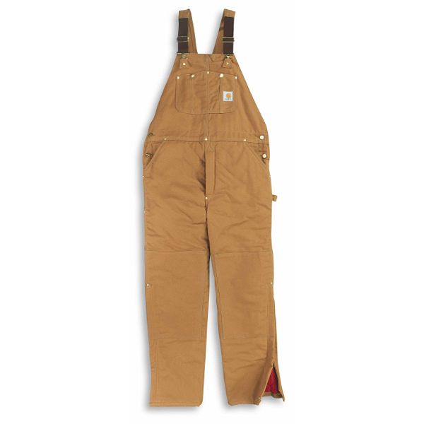 Carhartt Men's Lined Duck Bib Overalls - Big & Tall