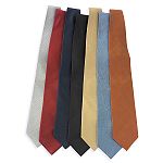 Menswear Solid Tonal Woven Silk Tie
