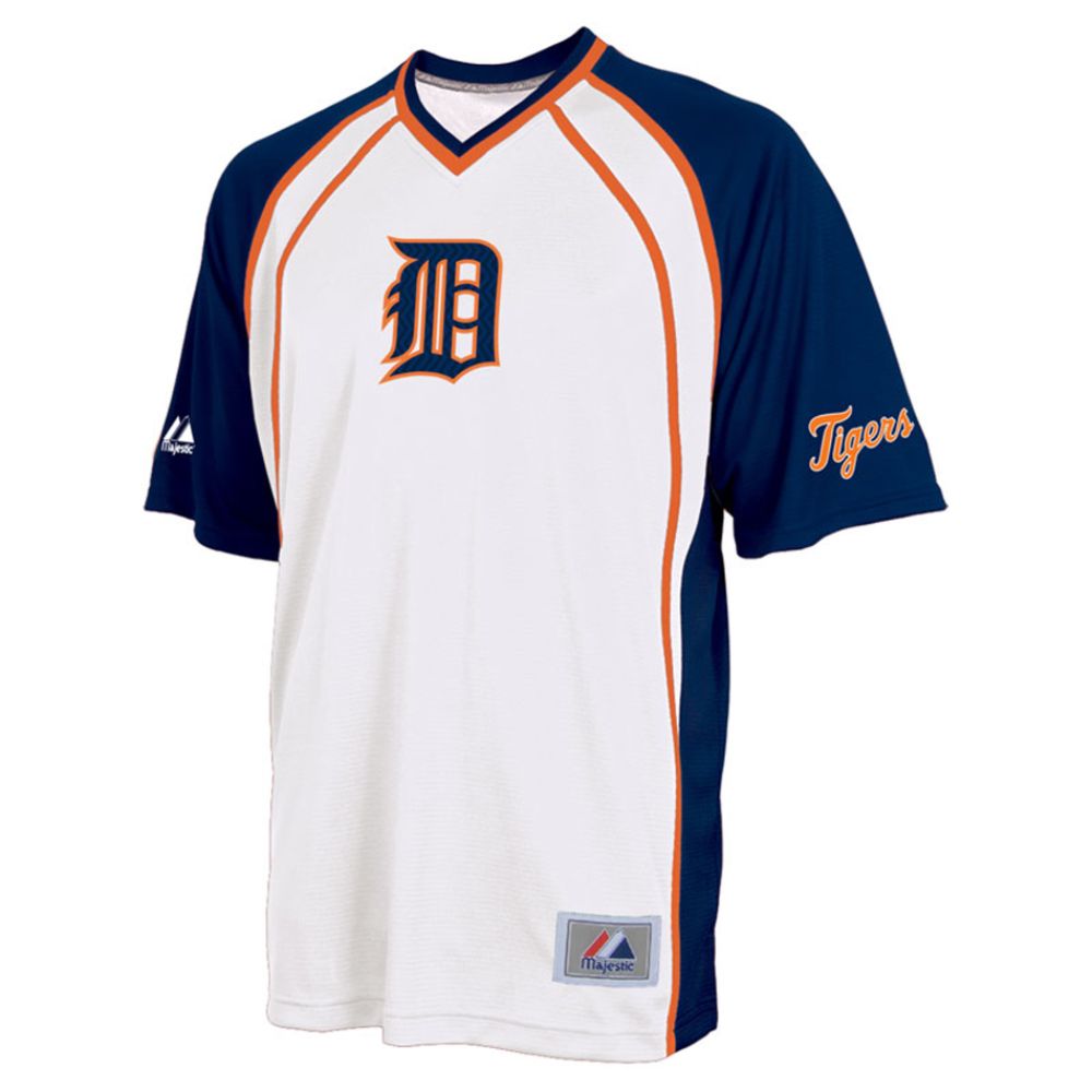 Majestic Athletic Detroit Tigers Impacto V-Neck Jersey