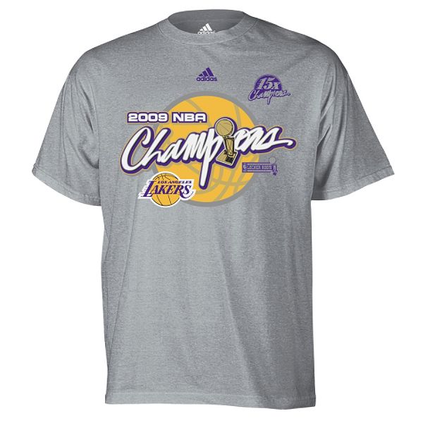 Adidas Lakers NBA Finals Champs Locker Room Short Sleeve Tee