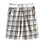 A. Prodigee Plaid Short with Belt