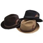 Capas Headwear Mens Genuine Velour Fedora
